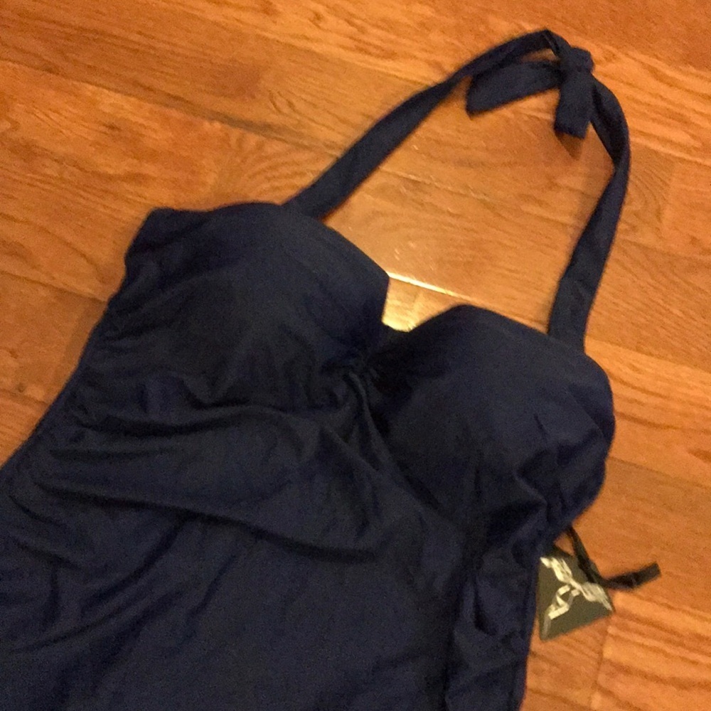 Nwt women’s navy one piece suit - Picture 2 of 2